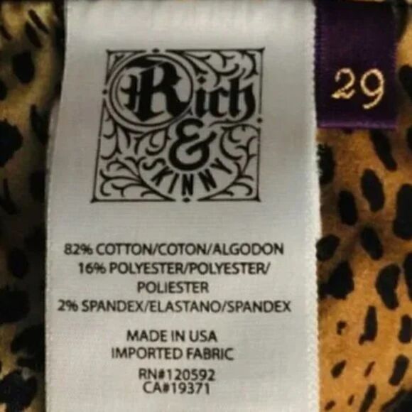 Rich & Skinny Jeans Women’s Premium Denim 29 - Picture 4 of 6